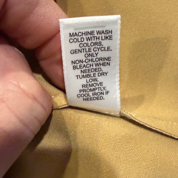 Cato Womens Tan Star-Patterned Leather Jacket Size L - Picture 6 of 7